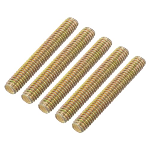 QUARKZMAN 20 Stück Gewindestangen, M6-1.0x40mm Kohlenstoffstahl Gewindestab mit metrischem Vollgewinde für Möbelmontage und Befestigung von QUARKZMAN