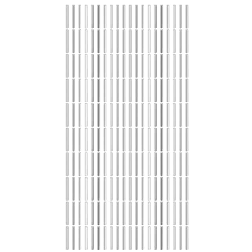 QUARKZMAN 200 Stück Zylinderstifte Rostfrei, 2 mm x 20 mm Dübelstifte 304 Edelstahl Spannstift Passstift, Silberton Metallstifte, Bolzen Metall für DIY, Möbel, Bastelprojekte von QUARKZMAN