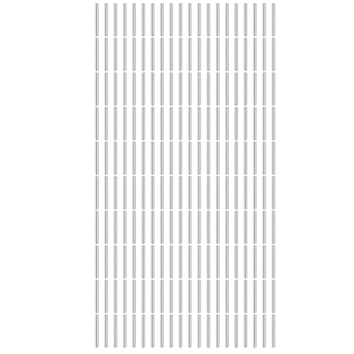 QUARKZMAN 200 Stück 2 mm x 22 mm Dübelstifte, 304 Edelstahl Zylindrische Regalstützpins Positionierstifte Regalbefestigungselemente für Bücherregal Schrank (GB119), Silber von QUARKZMAN