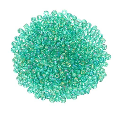 QUARKZMAN 2000 Stück Glas Perlen Großhandel 4mm Mini Lose Glas Bugle Perlen Für DIY Ohrringe Ketten Armbänder Schmuckherstellung Gelb Grün QUARKZMAN 2000 Stück Glas Perlen Großhandel 4mm Mini Lose Glas Bugle Perlen Für DIY Ohrringe Ketten Armbänder Schmuckherstellung Gelb Grün von QUARKZMAN