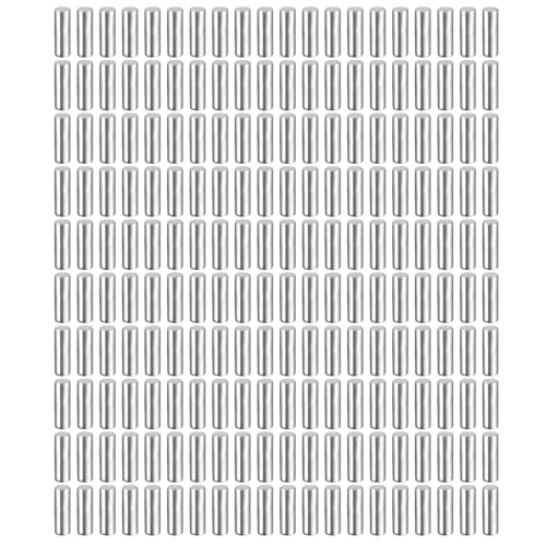 QUARKZMAN 200 Stück Zylinderstifte Rostfrei, 1.5 mm x 4 mm Dübelstifte 304 Edelstahl Spannstift Passstift, Silberton Metallstifte, Bolzen Metall für DIY, Möbel, Bastelprojekte von QUARKZMAN