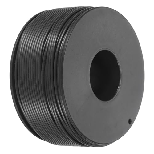 QUARKZMAN 24 AWG 0.2mm² Flexibel PVC Elektronik Kabel 50m, 1.4mm OD Verzinnter Kupferdraht für RC-Flugzeuge, Lastwagen, Auto, DIY Batterieklemmenkabel (Schwarz） von QUARKZMAN