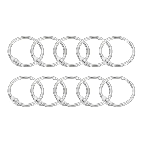 QUARKZMAN 24 Stück Duschvorhang Ringe - Gardinen Ringe aus Kohlenstoffstahl19mm Innendurchmesser Rund Vorhang Ringe Duschvorhang für Fenstervorhang Bettvorhang Duschvorhang, Silber QUARKZMAN 24 Stück Duschvorhang Ringe - Gardinen Ringe aus Kohlenstoffstahl19mm Innendurchmesser Rund Vorhang Ringe Duschvorhang für Fenstervorhang Bettvorhang Duschvorhang, Silber von QUARKZMAN