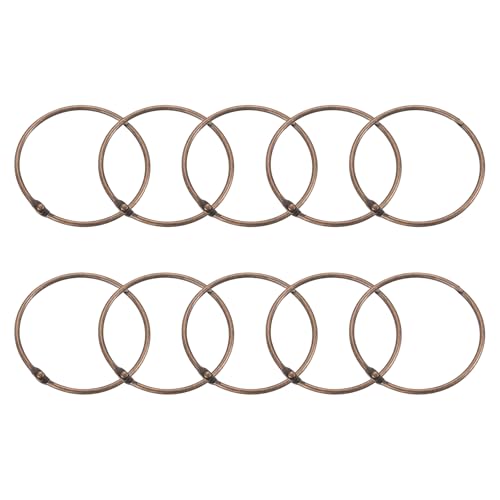 QUARKZMAN 24 Stück Duschvorhang Ringe - Gardinen Ringe aus Kohlenstoffstahl61mm Innendurchmesser Rund Vorhang Ringe Duschvorhang für Fenstervorhang Bettvorhang Duschvorhang, Kupfer QUARKZMAN 24 Stück Duschvorhang Ringe - Gardinen Ringe aus Kohlenstoffstahl61mm Innendurchmesser Rund Vorhang Ringe Duschvorhang für Fenstervorhang Bettvorhang Duschvorhang, Kupfer von QUARKZMAN
