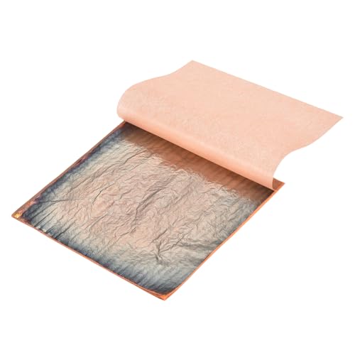 QUARKZMAN 25 Stück Blattgoldblätter 5,5" x 5,5" Imitationsgoldfolienblätter Marmoriertes Heft mit Muster für Basteln, Bilderrahmen, Nägel und DIY-Kunstdekoration, Graue Streifen QUARKZMAN 25 Stück Blattgoldblätter 5,5" x 5,5" Imitationsgoldfolienblätter Marmoriertes Heft mit Muster für Basteln, Bilderrahmen, Nägel und DIY-Kunstdekoration, Graue Streifen von QUARKZMAN
