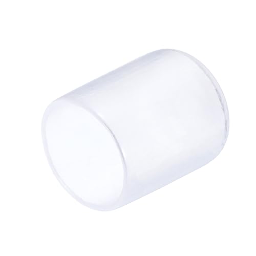 QUARKZMAN 25 Stück Gummi-Endkappen 16mm ID Gummikappen, Runde Schutzkappen PVC Stopfen Abdeckkappen Lochstopfen Gleiter für Schrauben Gewindebolzen Drahtseile Rohr Möbelfüße, Klar von QUARKZMAN