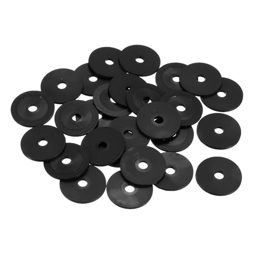 QUARKZMAN 25 Stück Nylon Unterlegscheiben, 6mm ID 30mm OD 2mm Thick Flachscheibe, Kunststoff Abstandshalter für Schrauben Bolzen Garten Wasserhahn Sanitär Reparatur, Schwarz QUARKZMAN 25 Stück Nylon Unterlegscheiben, 6mm ID 30mm OD 2mm Thick Flachscheibe, Kunststoff Abstandshalter für Schrauben Bolzen Garten Wasserhahn Sanitär Reparatur, Schwarz von QUARKZMAN