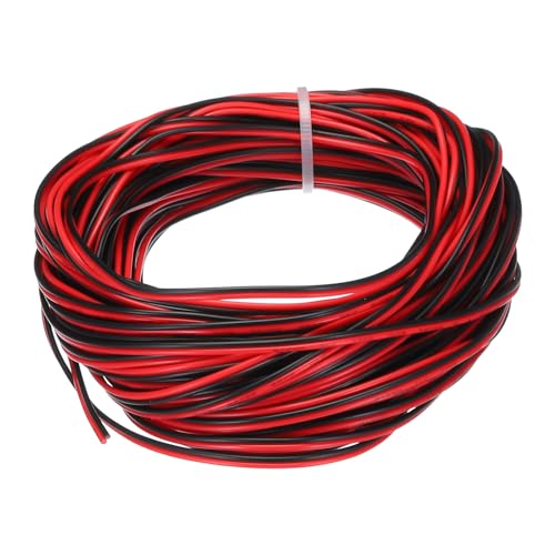 QUARKZMAN 28 Gauge 2-adriges paralleles PVC-Kabel, 15 Meter lang, 0,05" Durchmesser, rot schwarz, 28 AWG flexibles Verlängerungskabel 300V für LED RGB Kabel, interne Verkabelung QUARKZMAN 28 Gauge 2-adriges paralleles PVC-Kabel, 15 Meter lang, 0,05" Durchmesser, rot schwarz, 28 AWG flexibles Verlängerungskabel 300V für LED RGB Kabel, interne Verkabelung von QUARKZMAN