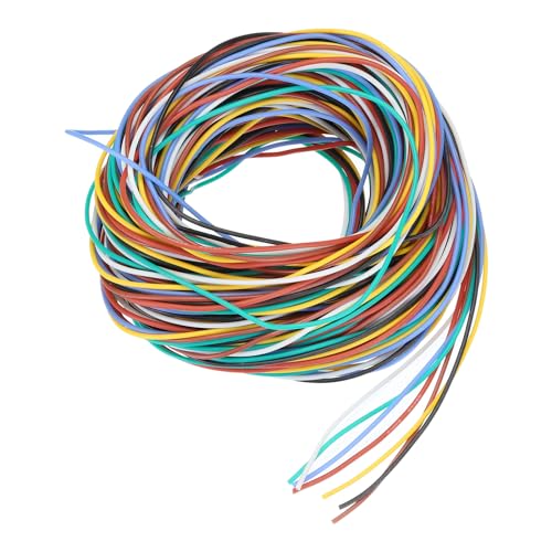 QUARKZMAN 28 AWG 0.088mm² Flexibel PVC Elektronik Kabel 7.5m, 1.2mm OD Verzinnter Kupferdraht für RC-Flugzeuge, Lastwagen, Auto, DIY Batterieklemmenkabel (7 Farben) QUARKZMAN 28 AWG 0.088mm² Flexibel PVC Elektronik Kabel 7.5m, 1.2mm OD Verzinnter Kupferdraht für RC-Flugzeuge, Lastwagen, Auto, DIY Batterieklemmenkabel (7 Farben) von QUARKZMAN