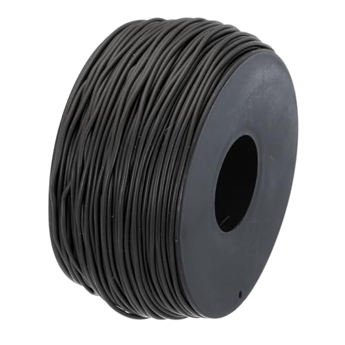 QUARKZMAN 28AWG Kabel Elektrischer Draht 0,08 mm² Verzinntes Kupferkabel 75 Meter, Stromkabel Hohe Temperatur Leitung Erdkabel Litzenkabel Verlängerungskabel für Kfz Kabelkanal, Schwarz von QUARKZMAN