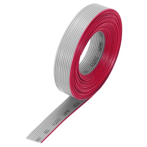 QUARKZMAN 28AWG IDC Draht Flachbandkabel 3 m/9.8ft Länge 1.27mm Pitch 10 Pin Grau für JTAG/ISP Verbindung QUARKZMAN 28AWG IDC Draht Flachbandkabel 3 m/9.8ft Länge 1.27mm Pitch 10 Pin Grau für JTAG/ISP Verbindung von QUARKZMAN