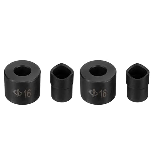 QUARKZMAN 2er Set Rohrdurchbruch-Stanze und Matrize 16mm Chromstahl Manuelle Durchbruch-Stanze Rohrdurchführungsschneider Set für hydraulischen Durchbruch-Treiber QUARKZMAN 2er Set Rohrdurchbruch-Stanze und Matrize 16mm Chromstahl Manuelle Durchbruch-Stanze Rohrdurchführungsschneider Set für hydraulischen Durchbruch-Treiber von QUARKZMAN