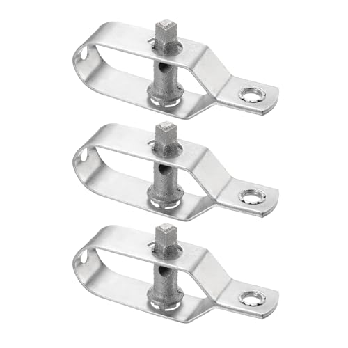 QUARKZMAN 3 Stück Drahtspanner Verzinkt Drahtzaun Spanner Zaunspanner Länge 90 mm Spanndraht Zaundraht Maschendrahtzaun für Wildzaun Weidezaun Garten Forstzaun Wäscheleine Silber von QUARKZMAN