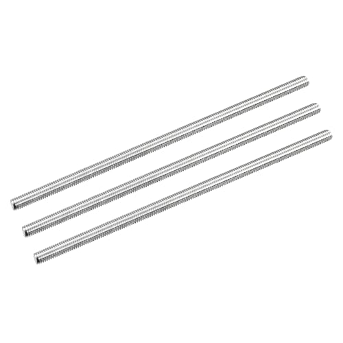 QUARKZMAN 3 Stück Gewindestange M5 x 140mm Vollgewindestange 304 Edelstahl V2A Gewindestangen A2 Metrisch Gewindebolzen VA Gewindestab Rechtsgewinde Gewindestift von QUARKZMAN