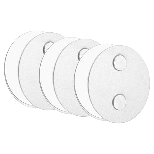QUARKZMAN 3 Stück Rauchmelder Magnethalter mit Extra Starken Klebepads & 2-Fach Magneten Universal Magnethalterung Aufhängung zum Kleben 70mm Durchmesser für Rauchwarnmelder Feuermelder von QUARKZMAN