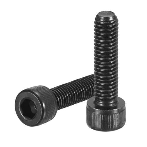 QUARKZMAN 30 Stück M8-1.25x30 Zylinderschrauben mit Innensechskant, Güte 12.9 Kohlenstoffstahl Innensechskantschraube, Vollgewinde Schwarzoxid-Finish für Maschine QUARKZMAN 30 Stück M8-1.25x30 Zylinderschrauben mit Innensechskant, Güte 12.9 Kohlenstoffstahl Innensechskantschraube, Vollgewinde Schwarzoxid-Finish für Maschine von QUARKZMAN