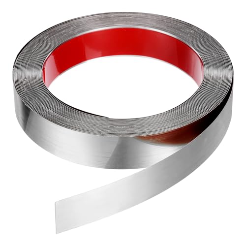 QUARKZMAN 39.4ft x 1.18" Wand Zierleiste Abziehen und Aufkleben Formteil Zierleiste Rahmen Selbstklebend Edelstahl Spiegel Finish Metall Streifen Zierleiste Kante Silber QUARKZMAN 39.4ft x 1.18" Wand Zierleiste Abziehen und Aufkleben Formteil Zierleiste Rahmen Selbstklebend Edelstahl Spiegel Finish Metall Streifen Zierleiste Kante Silber von QUARKZMAN
