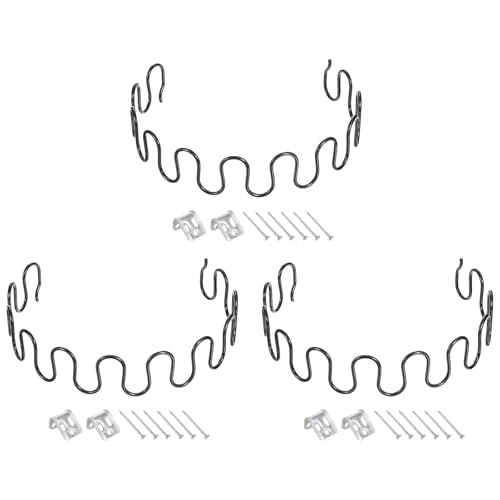 QUARKZMAN 3Sets Polsterfedern-Ersatzsets, 19,69" Hängende Kissen-Reparatur-Set mit Clips Nägeln für Möbel Sofa Liegenstuhl von QUARKZMAN