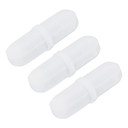 QUARKZMAN 3Stk Magnetik Rührer Mischer Rührstab Stab 25mm/0.98" mit Ring Form PTFE Beschichtung Magnet Weiß für Labor QUARKZMAN 3Stk Magnetik Rührer Mischer Rührstab Stab 25mm/0.98" mit Ring Form PTFE Beschichtung Magnet Weiß für Labor von QUARKZMAN