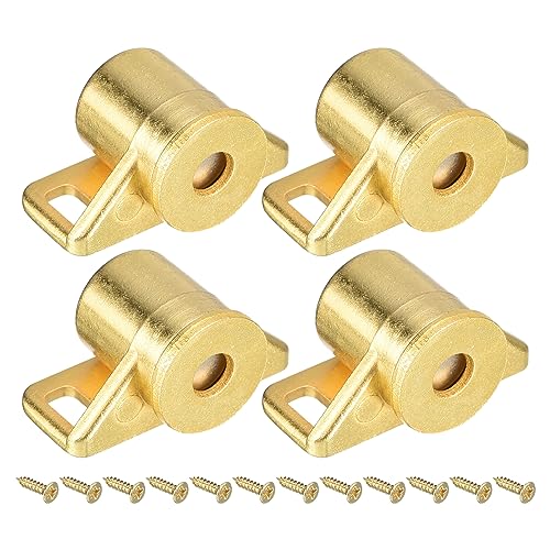 QUARKZMAN 4 Set Magnetisch Schranktür Schnapper Zinklegierung Magnet Kabinett Verriegelung Verschluss Hardware für Küche Schaltschrank Kleiderschrank Möbel Türen Gold von QUARKZMAN