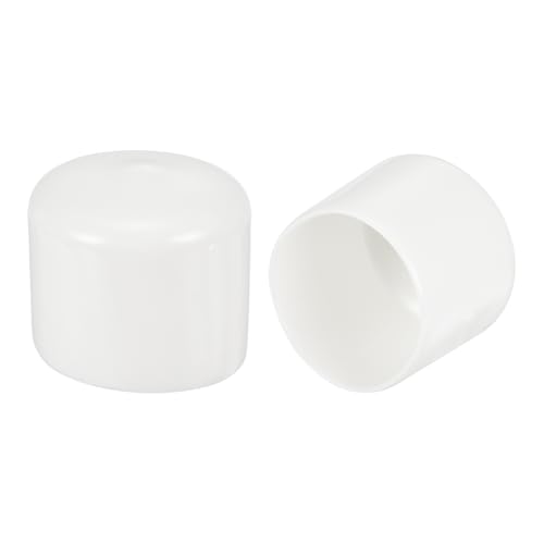 QUARKZMAN 4 Stück Gummikappen 37mm Stuhlbeinkappen Runde Schutzkappen Gummi Endkappen Möbelgleiter Fußkappen Endspitze Schutzabdeckungen für Rohre Zäune Pfosten Möbel Geländer, Weiß QUARKZMAN 4 Stück Gummikappen 37mm Stuhlbeinkappen Runde Schutzkappen Gummi Endkappen Möbelgleiter Fußkappen Endspitze Schutzabdeckungen für Rohre Zäune Pfosten Möbel Geländer, Weiß von QUARKZMAN