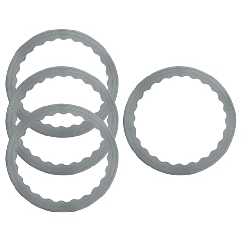 QUARKZMAN 4 Stück Barhocker Beinschutzring rutschfeste Silikon Stuhlbein bodenebeneschutz für 14,5" bis 16,5" runde Basis Pads bodenebene schützen Holzbodenebene Keine Kratzer, Grau von QUARKZMAN