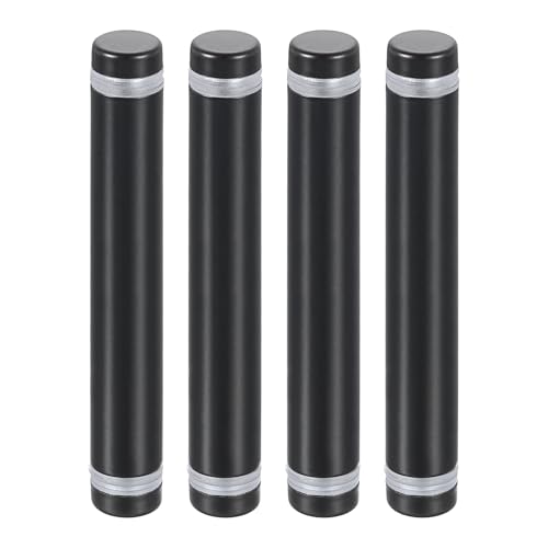 QUARKZMAN 4 Stück Edelstahl Wandabstandshalter, 12x80mm Abstandsbolzen Abstandshalter Abstandsschrauben für Acrylglas Schildhalter Werbetafeln, Schwarz QUARKZMAN 4 Stück Edelstahl Wandabstandshalter, 12x80mm Abstandsbolzen Abstandshalter Abstandsschrauben für Acrylglas Schildhalter Werbetafeln, Schwarz von QUARKZMAN