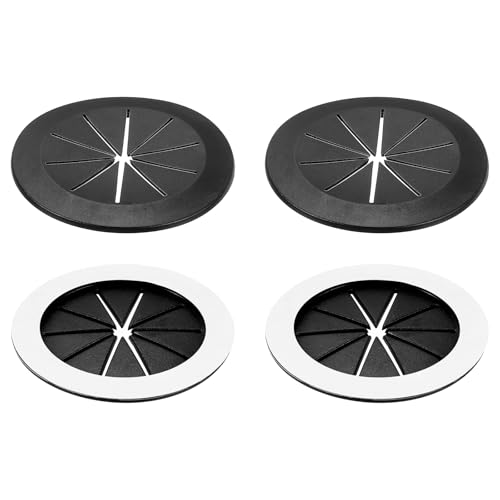 QUARKZMAN 4 Stück Kabeldurchführung Schreibtisch, PP Kunststoff Kabeldurchlass passt für 53mm Durchmesser, Kabellochabdeckung Kabel Management für Tisch Office Schreibtische - Schwarz QUARKZMAN 4 Stück Kabeldurchführung Schreibtisch, PP Kunststoff Kabeldurchlass passt für 53mm Durchmesser, Kabellochabdeckung Kabel Management für Tisch Office Schreibtische - Schwarz von QUARKZMAN