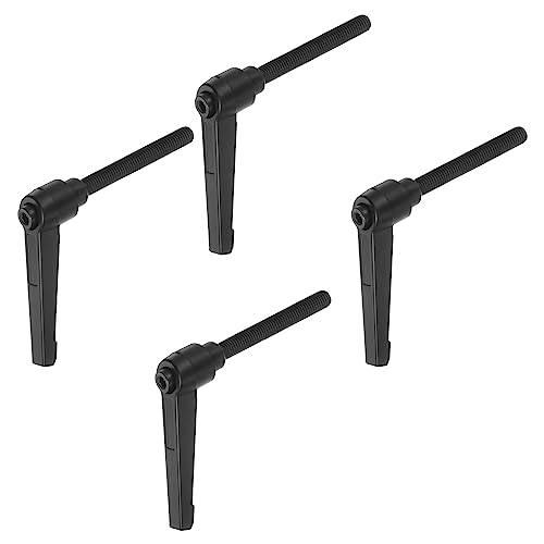 QUARKZMAN 4 Stück Klemmhebel Griff M8 x 80mm Außengewinde Schraube, Aluminiumlegierung Verstellbare Handgriffe Spannhebel für Werkzeugmaschinen Schweißgeräte Druckgeräte, Schwarz QUARKZMAN 4 Stück Klemmhebel Griff M8 x 80mm Außengewinde Schraube, Aluminiumlegierung Verstellbare Handgriffe Spannhebel für Werkzeugmaschinen Schweißgeräte Druckgeräte, Schwarz von QUARKZMAN