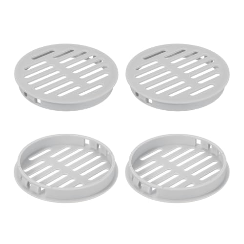 QUARKZMAN 4 Stück Lüftungsgitter Ø 80 rund Kunststoff Insektenschutz Abluftgitter für Badezimmer, Heimbüro, Küche,Grau QUARKZMAN 4 Stück Lüftungsgitter Ø 80 rund Kunststoff Insektenschutz Abluftgitter für Badezimmer, Heimbüro, Küche,Grau von QUARKZMAN
