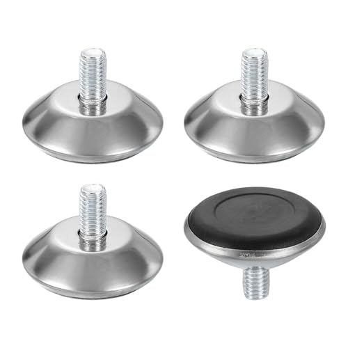 QUARKZMAN 4 Stück M8 Gewinde Möbel Füße Nivellierer 40x13mm Verstellbare Nivellierung Tisch Füße Aufschraubbare Möbelgleiter Nivellierung Für Stuhl Hocker Beine Schwarz QUARKZMAN 4 Stück M8 Gewinde Möbel Füße Nivellierer 40x13mm Verstellbare Nivellierung Tisch Füße Aufschraubbare Möbelgleiter Nivellierung Für Stuhl Hocker Beine Schwarz von QUARKZMAN