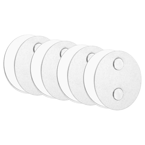 QUARKZMAN 4 Stück Rauchmelder Magnethalter mit Extra Starken Klebepads & 2-Fach Magneten Universal Magnethalterung Aufhängung zum Kleben 50mm Durchmesser für Rauchwarnmelder Feuermelder QUARKZMAN 4 Stück Rauchmelder Magnethalter mit Extra Starken Klebepads & 2-Fach Magneten Universal Magnethalterung Aufhängung zum Kleben 50mm Durchmesser für Rauchwarnmelder Feuermelder von QUARKZMAN