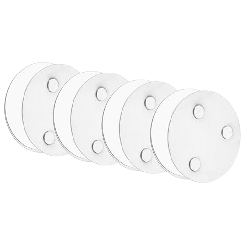 QUARKZMAN 4 Stück Rauchmelder Magnethalter mit Extra Starken Klebepads & 3-Fach Magneten Universal Magnethalterung Aufhängung zum Kleben 50mm Durchmesser für Rauchwarnmelder Feuermelder QUARKZMAN 4 Stück Rauchmelder Magnethalter mit Extra Starken Klebepads & 3-Fach Magneten Universal Magnethalterung Aufhängung zum Kleben 50mm Durchmesser für Rauchwarnmelder Feuermelder von QUARKZMAN