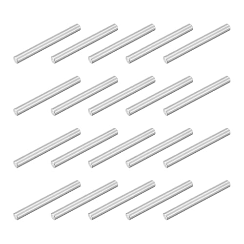 QUARKZMAN 40 Stück M3 x 30mm 304 Edelstahl Zylinderstift, Zylindrischer Regalstützstift Parallelstiftbefestiger für mechanische Fertigung, Industrie, Möbelinstallation, Silber QUARKZMAN 40 Stück M3 x 30mm 304 Edelstahl Zylinderstift, Zylindrischer Regalstützstift Parallelstiftbefestiger für mechanische Fertigung, Industrie, Möbelinstallation, Silber von QUARKZMAN