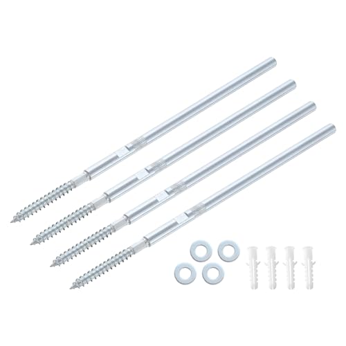 QUARKZMAN 4Stk Schwimmende Regal Halterungen Metall Versteckte Regal Unterstützung Halterungen 8 X 200MM Unsichtbar Regal Halterungen mit Schrauben für schwebende Holz Regale von QUARKZMAN