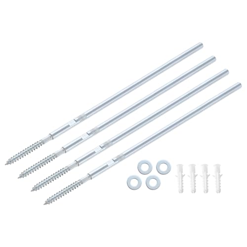 QUARKZMAN 4Stk Schwimmende Regal Halterungen Metall Versteckte Regal Unterstützung Halterungen 8 X 300MM Unsichtbar Regal Halterungen mit Schrauben für schwebende Holz Regale von QUARKZMAN