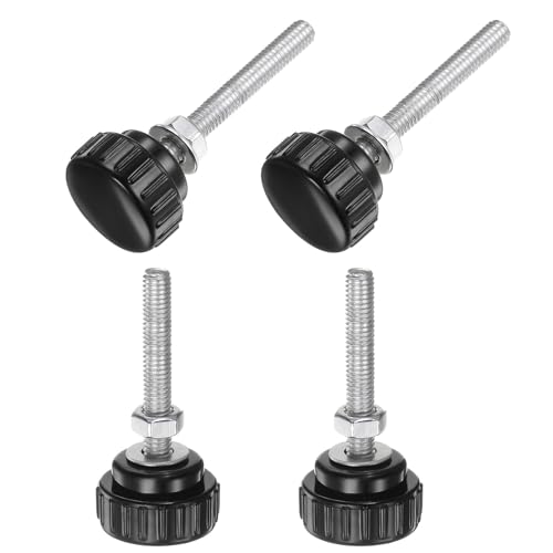 QUARKZMAN 4 Stück Rändelschraube mit Gewinde M6 x 40mm Rundkopfschraube mit Muttern Unterlegscheiben, Flügelschrauben Verzinkter Kohlenstoffstahl Klemmhebel 25mm Klemmknöpfe für Maschine QUARKZMAN 4 Stück Rändelschraube mit Gewinde M6 x 40mm Rundkopfschraube mit Muttern Unterlegscheiben, Flügelschrauben Verzinkter Kohlenstoffstahl Klemmhebel 25mm Klemmknöpfe für Maschine von QUARKZMAN