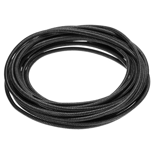 QUARKZMAN 14 AWG Silikon Elektrokabel 2 mm² 5 Meter Flexibles Hochtemperatur Geflochtenes Kabel Verzinnter Kupferdraht für Industrie KFZ DIY RC-Autos Boote LED Licht Schwarz von QUARKZMAN