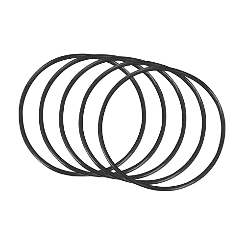QUARKZMAN 5 Stück Nitrilkautschuk Dichtungsring Unterlegscheibe 38mm x 35mm x 1,5mm für Wasserhahn Klempner Reparatur Dichtung Verbindung, Schwarz von QUARKZMAN
