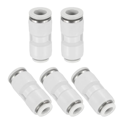 QUARKZMAN 5 Stück Push To Connect Fittings Reduzierend 3/8" Schlauch Außendurchmesser x 5/16" Schlauch Außendurchmesser Gerader Pneumatischer Schnellkupplung Für Öl Schlauchleitung Rohr Weiß QUARKZMAN 5 Stück Push To Connect Fittings Reduzierend 3/8" Schlauch Außendurchmesser x 5/16" Schlauch Außendurchmesser Gerader Pneumatischer Schnellkupplung Für Öl Schlauchleitung Rohr Weiß von QUARKZMAN