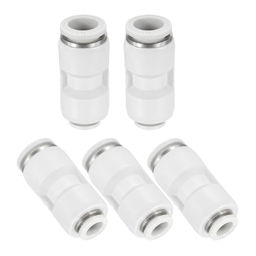 QUARKZMAN 5 Stück Push To Connect Fittings Reduzierung 1/2" Rohr Außendurchmesser X 5/16" Rohr Außendurchmesser Gerade Pneumatische Schnellkupplung Für Wasser Öl Schlauchleitung Rohr Weiß QUARKZMAN 5 Stück Push To Connect Fittings Reduzierung 1/2" Rohr Außendurchmesser X 5/16" Rohr Außendurchmesser Gerade Pneumatische Schnellkupplung Für Wasser Öl Schlauchleitung Rohr Weiß von QUARKZMAN