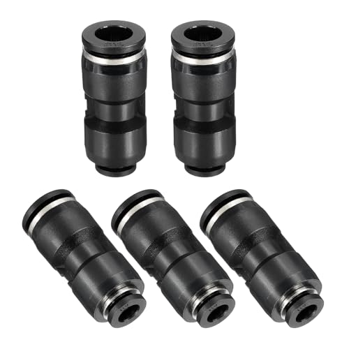 QUARKZMAN 5 Stück Push To Connect Fittings Reduzierung 3/8" Schlauch Außendurchmesser x 1/4" Schlauch Außendurchmesser Gerader Pneumatischer Schnellkuppler Öl Schlauchleitung Rohr Schwarz QUARKZMAN 5 Stück Push To Connect Fittings Reduzierung 3/8" Schlauch Außendurchmesser x 1/4" Schlauch Außendurchmesser Gerader Pneumatischer Schnellkuppler Öl Schlauchleitung Rohr Schwarz von QUARKZMAN