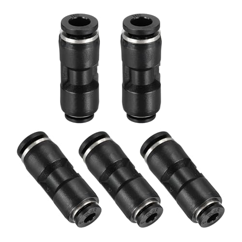 QUARKZMAN 5 Stück Push To Connect Fittings Reduzierung 5/32" Schlauch Außendm x 1/4" Schlauch Außendm Gerade Pneumatische Schnellkupplung Für Wasser Öl Gas Luft Schlauchleitung Rohr Schwarz QUARKZMAN 5 Stück Push To Connect Fittings Reduzierung 5/32" Schlauch Außendm x 1/4" Schlauch Außendm Gerade Pneumatische Schnellkupplung Für Wasser Öl Gas Luft Schlauchleitung Rohr Schwarz von QUARKZMAN