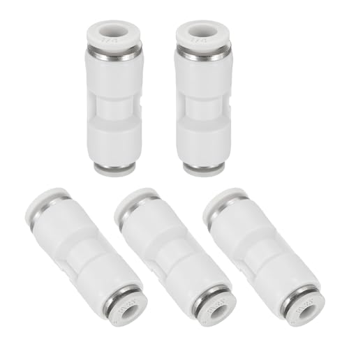 QUARKZMAN 5 Stück Push To Connect Fittings Reduzierung 5/32" Schlauch Außendurchmesser x 1/4" Schlauch Außendurchmesser Gerade Pneumatische Schnellkupplung Für Öl Schlauchleitung Rohr Weiß QUARKZMAN 5 Stück Push To Connect Fittings Reduzierung 5/32" Schlauch Außendurchmesser x 1/4" Schlauch Außendurchmesser Gerade Pneumatische Schnellkupplung Für Öl Schlauchleitung Rohr Weiß von QUARKZMAN