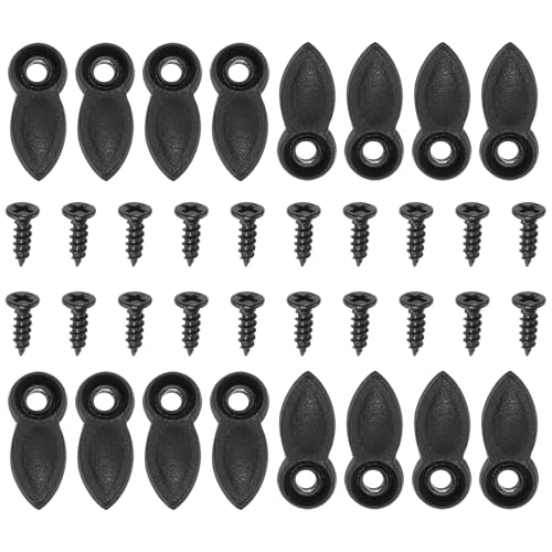 QUARKZMAN 50 Stück Bilderrahmen Rückwand Hardware Clips mit 50 Stück Schraubendrehknopf Befestigungssatz Bilderrahmen Rückwand Clip für das Aufhängen von Bildern, Zeichnungen, Schwarz QUARKZMAN 50 Stück Bilderrahmen Rückwand Hardware Clips mit 50 Stück Schraubendrehknopf Befestigungssatz Bilderrahmen Rückwand Clip für das Aufhängen von Bildern, Zeichnungen, Schwarz von QUARKZMAN