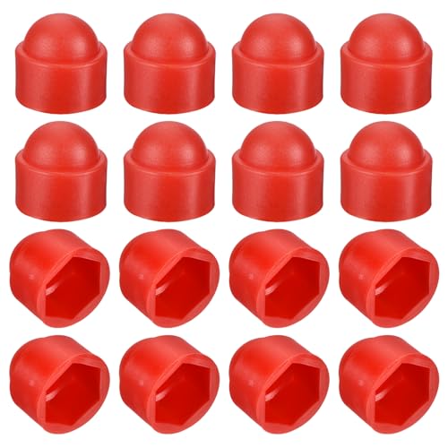 QUARKZMAN 50 Stück Sechskantmutterabdeckung, M12 Rote Kunststoff-Dommutterschutzkappe Mutternabdeckung Schraubenkappen Abdeckkappen für Schrauben, Bolzen QUARKZMAN 50 Stück Sechskantmutterabdeckung, M12 Rote Kunststoff-Dommutterschutzkappe Mutternabdeckung Schraubenkappen Abdeckkappen für Schrauben, Bolzen von QUARKZMAN