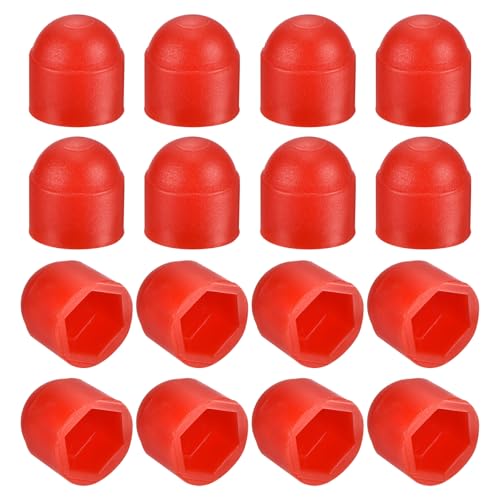 QUARKZMAN 50 Stück Sechskantmutterabdeckung, M6 Rote Kunststoff-Dommutternschutzkappe Mutternabdeckung Schraubenkappen Abdeckkappen für Schrauben, Bolzen QUARKZMAN 50 Stück Sechskantmutterabdeckung, M6 Rote Kunststoff-Dommutternschutzkappe Mutternabdeckung Schraubenkappen Abdeckkappen für Schrauben, Bolzen von QUARKZMAN