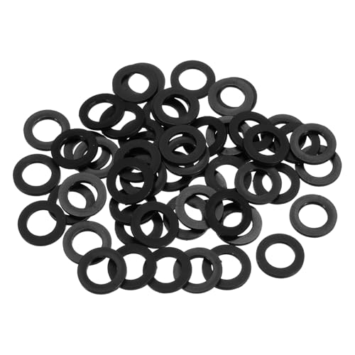 QUARKZMAN 55 Stück Nylon Unterlegscheiben, 10mm ID 16mm OD 1mm Thick Flachscheibe, Kunststoff Abstandshalter für Schrauben Bolzen Garten Wasserhahn Sanitär Reparatur, Schwarz QUARKZMAN 55 Stück Nylon Unterlegscheiben, 10mm ID 16mm OD 1mm Thick Flachscheibe, Kunststoff Abstandshalter für Schrauben Bolzen Garten Wasserhahn Sanitär Reparatur, Schwarz von QUARKZMAN