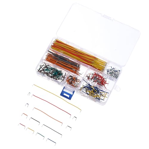QUARKZMAN 560stk Leiterplatte Steckbrücke Draht Kabel Kit Lötfreie Flexible Leiterplatte Verbindungs Leitung mit Box QUARKZMAN 560stk Leiterplatte Steckbrücke Draht Kabel Kit Lötfreie Flexible Leiterplatte Verbindungs Leitung mit Box von QUARKZMAN