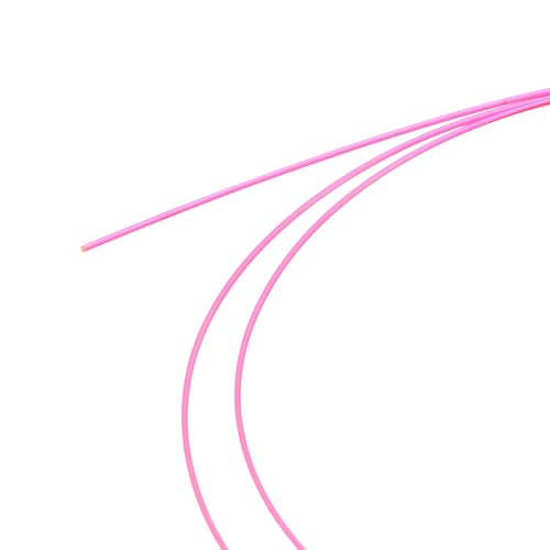 QUARKZMAN 5Stk Ersatz Faser Optische Visierstäbe 0.5mmx15cm PMMA für Bögen Visiere Basteln Kunst Fluoreszenz Rot von QUARKZMAN